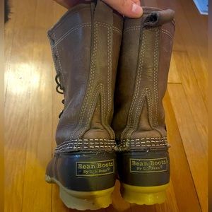 NEW 10in shearling lined Bean Boots